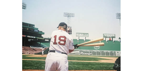 Swings at Fenway